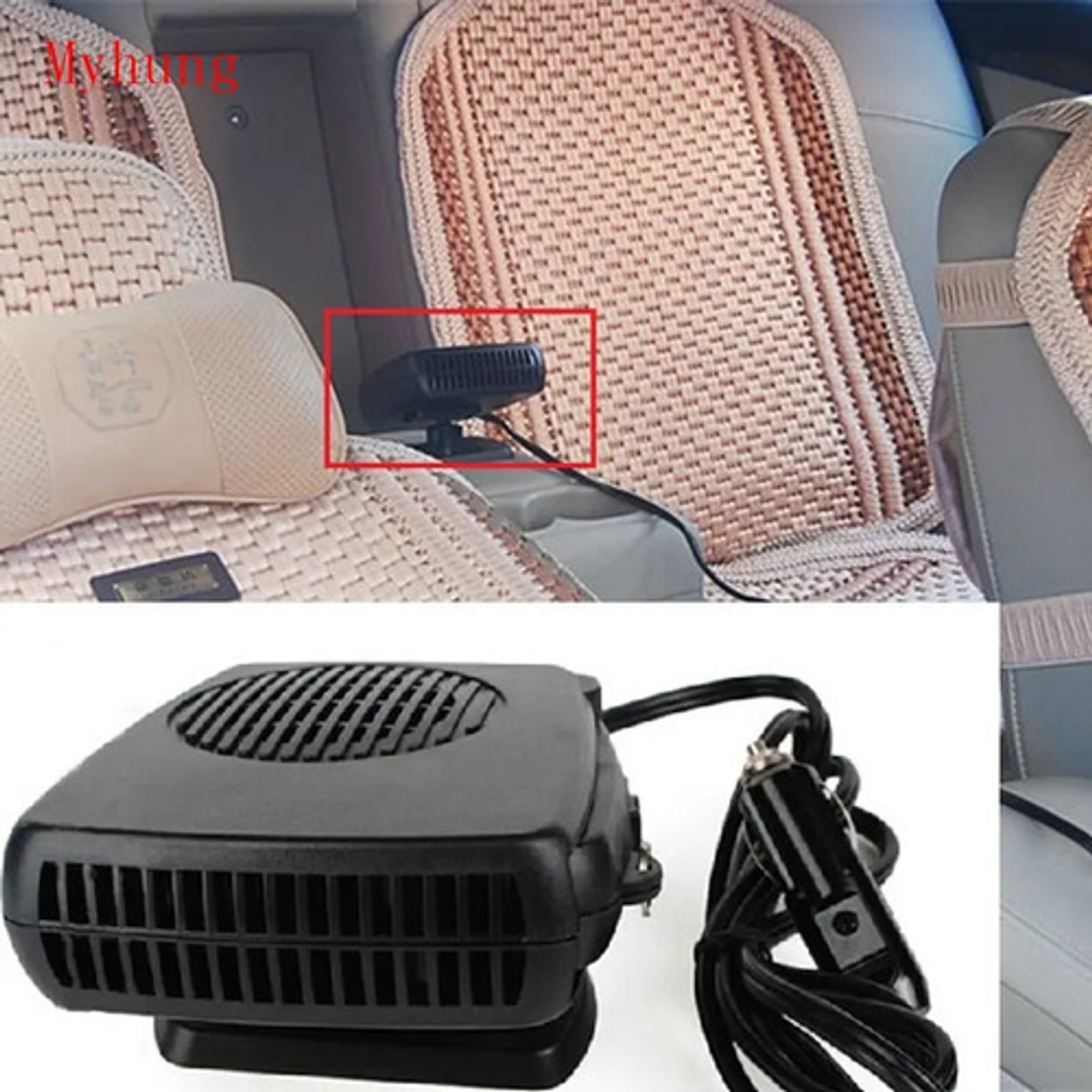 Calefactor Para Auto 12v Desempañador Portátil 200w 7