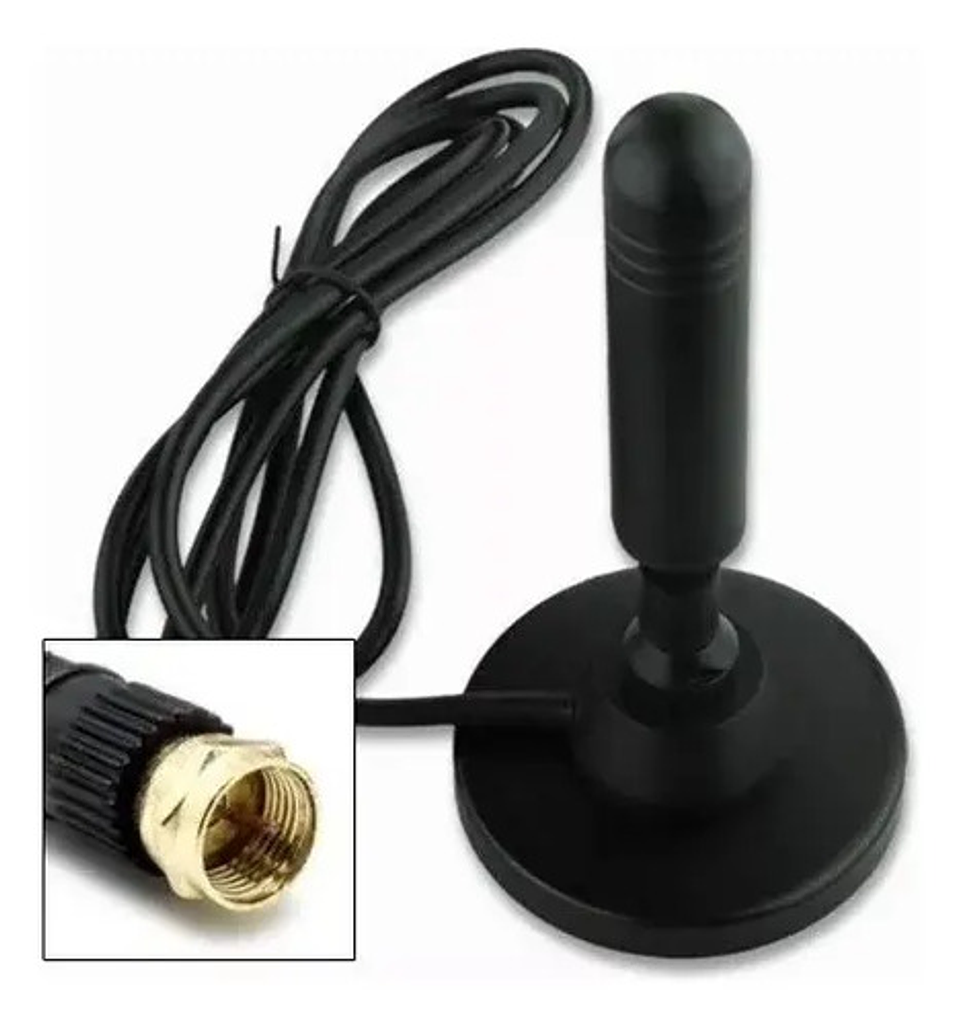 Antena Tv Digital Abierta Hd Tvd Interior 360 Coaxial 4