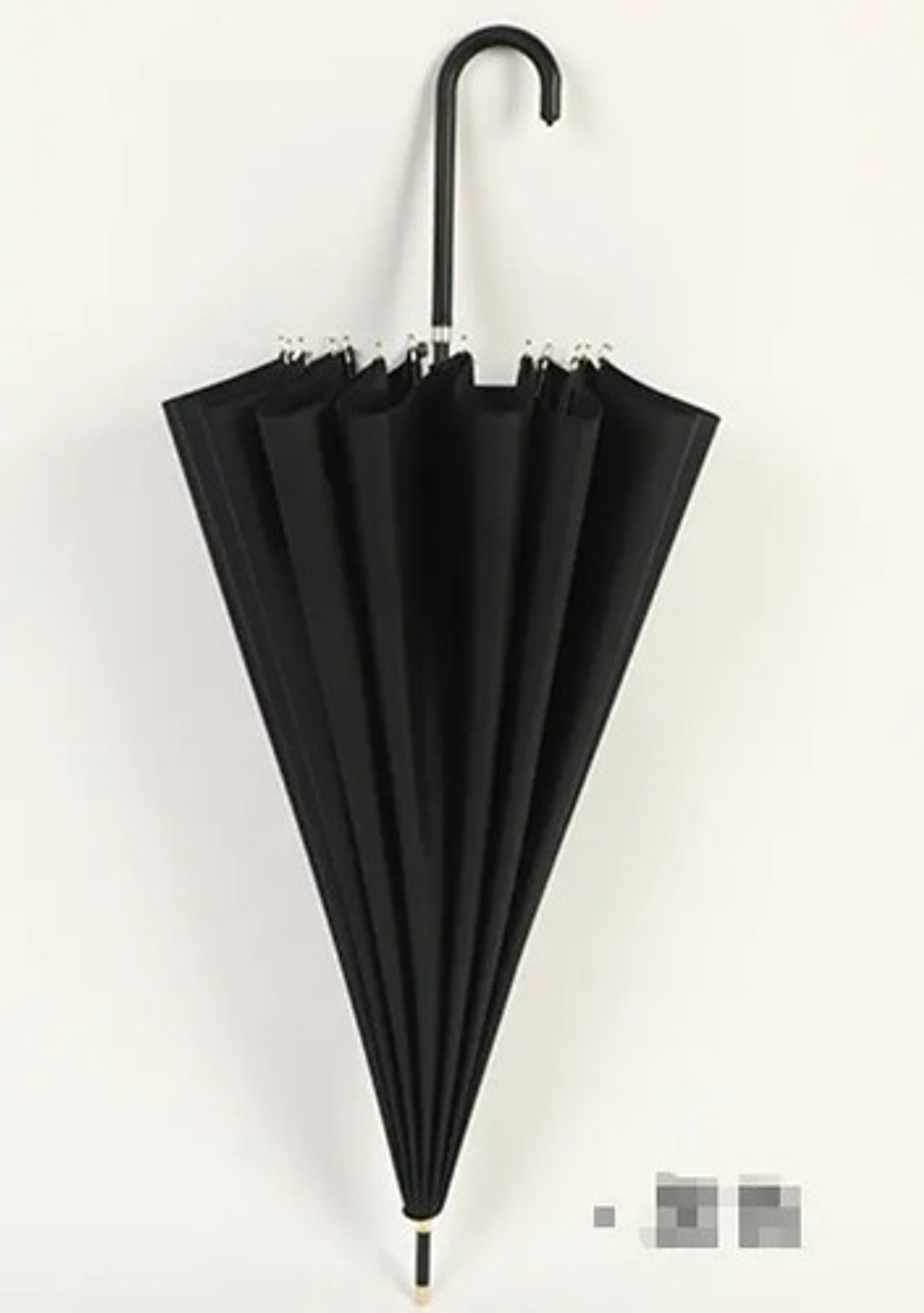 Caetano Store Paraguas Portaria Automático De 16 Varillas Grande Y Lujoso Negro 5