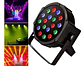 Pack 2 Foco Luces 18 Led Rgb Dmx Fiesta Disco Corriente - Miniatura 2