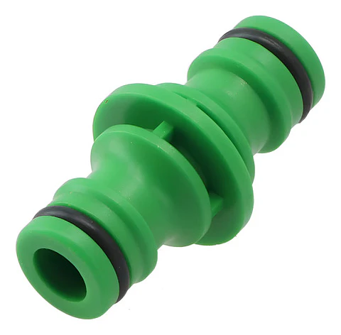 Acople Rápido Para Manguera De 1/2  Conector Macho Plástico Verde