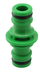 Acople Rápido Para Manguera De 1/2  Conector Macho Plástico Verde - Miniatura 5