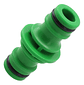 Acople Rápido Para Manguera De 1/2  Conector Macho Plástico Verde - Miniatura 6