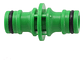 Acople Rápido Para Manguera De 1/2  Conector Macho Plástico Verde - Miniatura 7