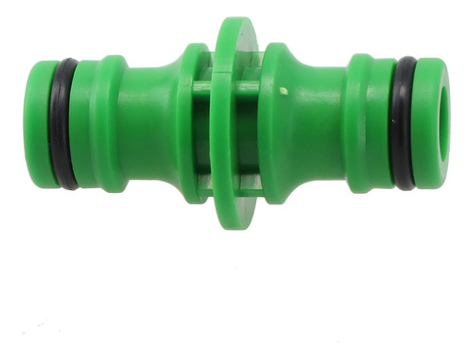 Acople Rápido Para Manguera De 1/2  Conector Macho Plástico Verde 7