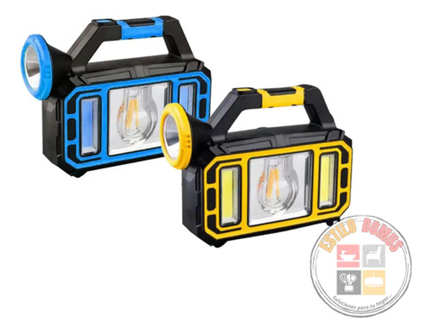 Linterna Led Solar Con 3 Modos Recargable Emergencia 4