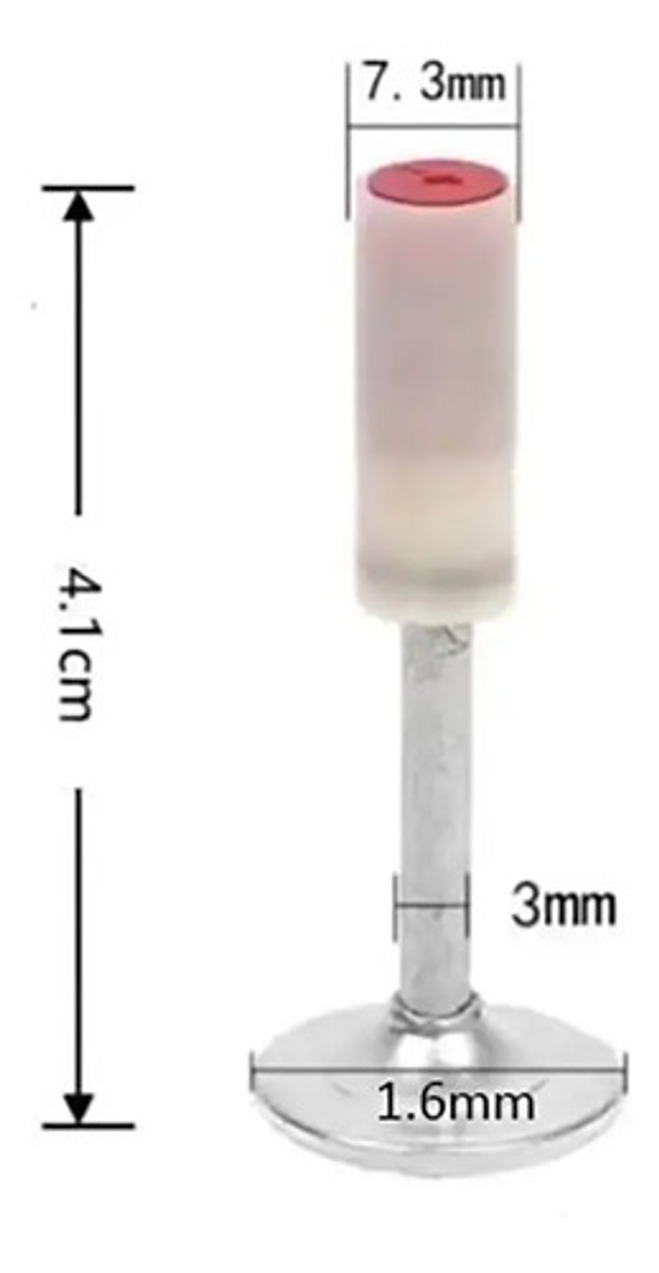 Clavo Pólvora Fulminante Con Golilla Para Pistola Fijación 100 Piezas Acero 6