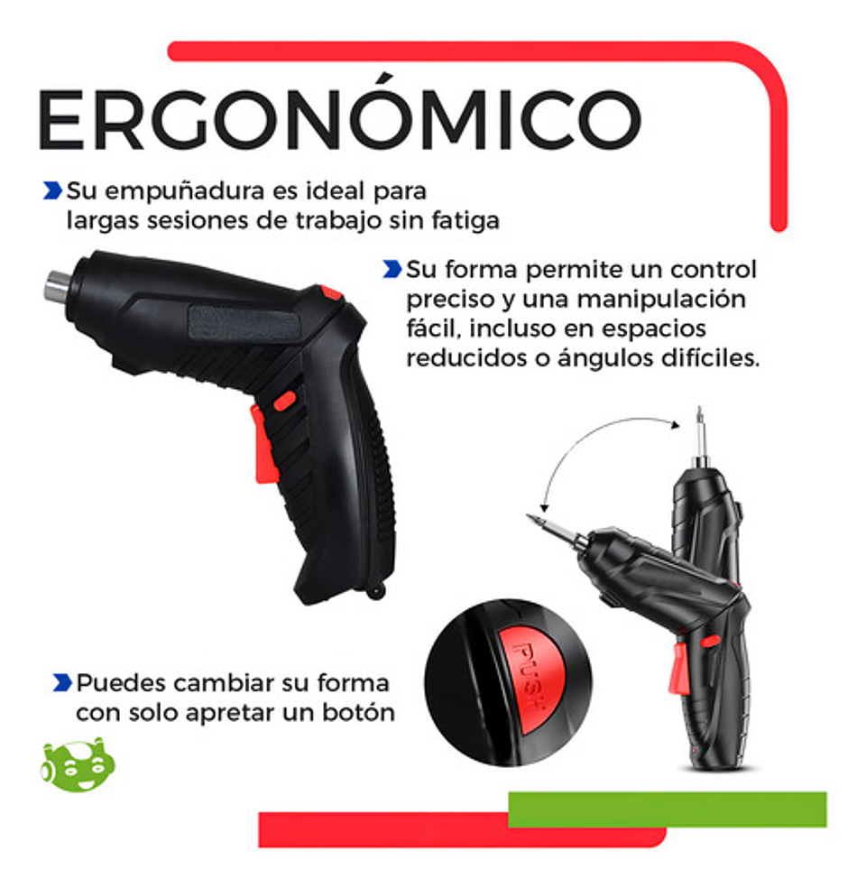 48 Piezas Kit Destornillador Eléctrico Recargable Inalámbrico Slim Company Mini Atornillador De Precisión, Taladro Para Reparación Negro 3.6v 2