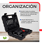 48 Piezas Kit Destornillador Eléctrico Recargable Inalámbrico Slim Company Mini Atornillador De Precisión, Taladro Para Reparación Negro 3.6v - Miniatura 6