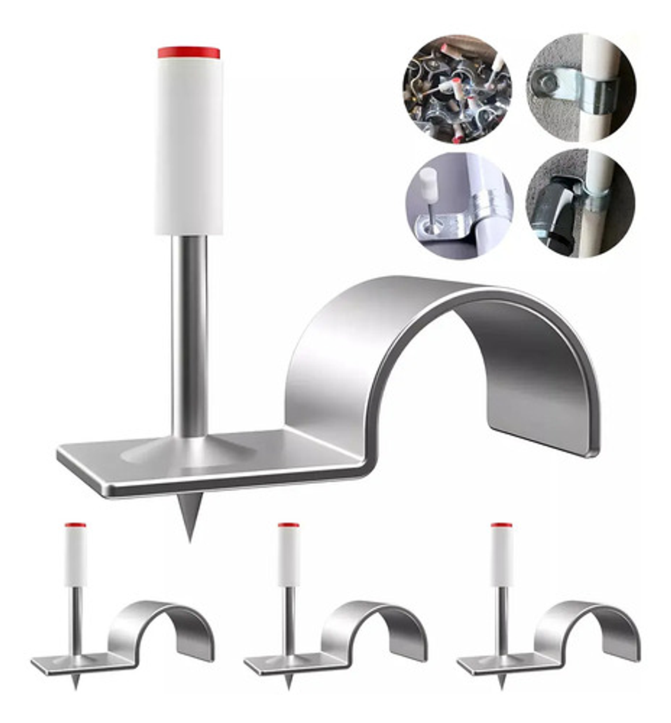 100 Piezas Grapas Para Tubos De 20mm For Pistola De Clavos 1