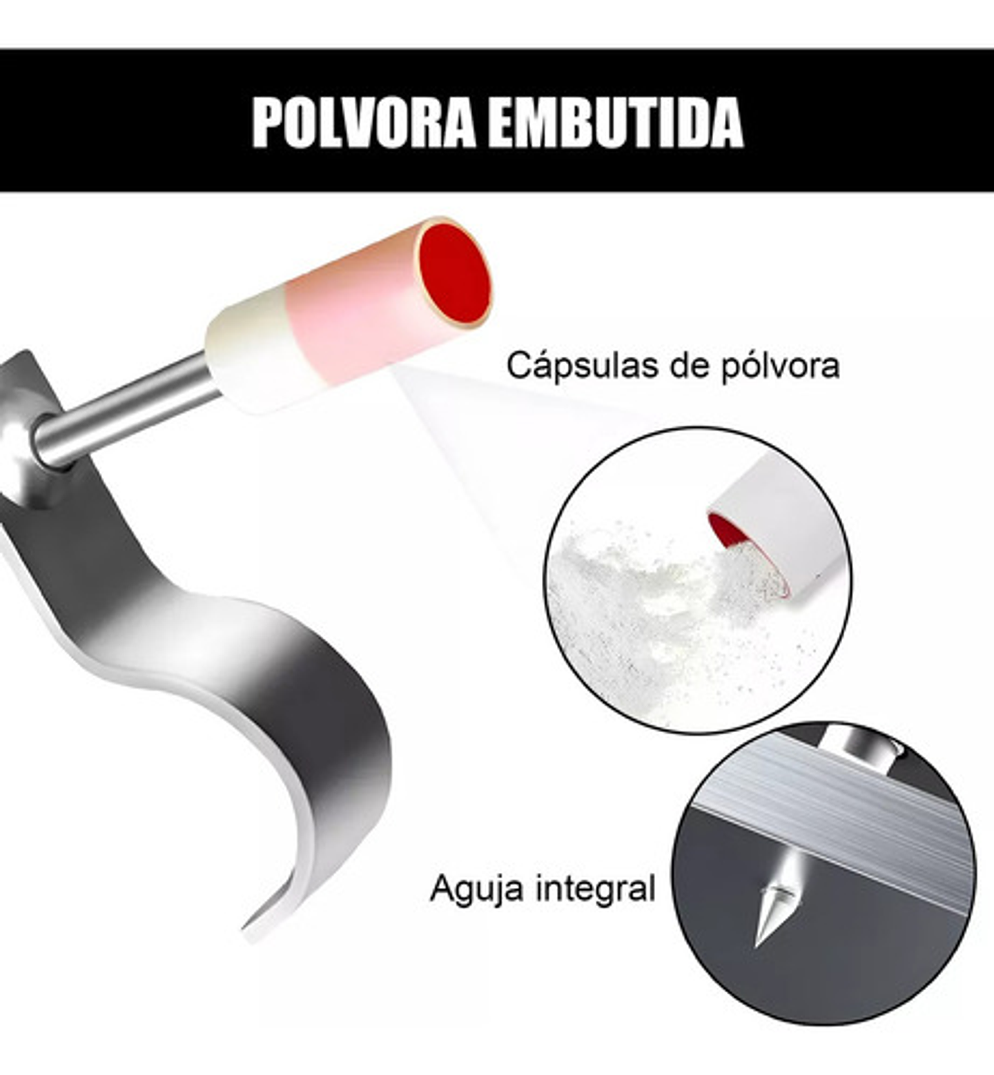 100 Piezas Grapas Para Tubos De 20mm For Pistola De Clavos 3