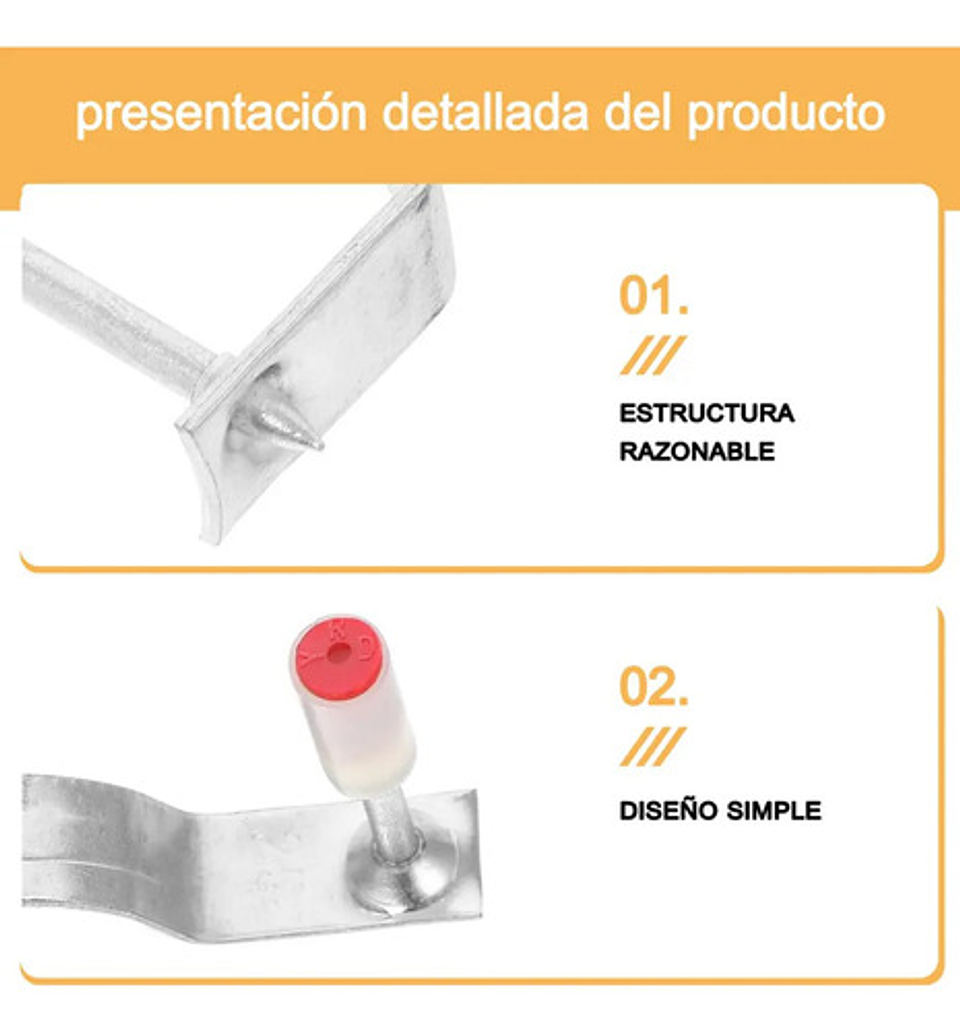 100 Piezas Grapas Para Tubos De 20mm For Pistola De Clavos 4