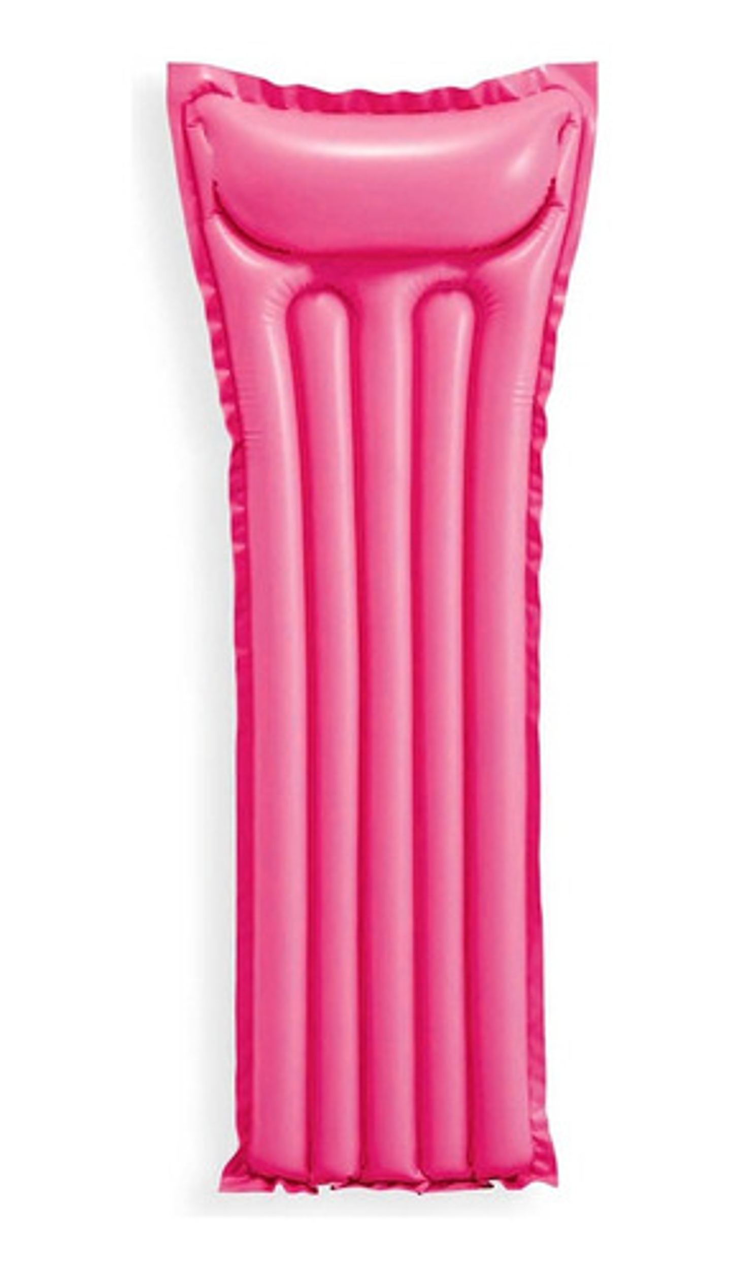 Colchoneta Hinchable Rosa 180x70 Cm Con Almohada Flotador Piscina 1