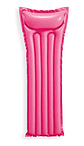 Colchoneta Hinchable Rosa 180x70 Cm Con Almohada Flotador Piscina - Miniatura 1