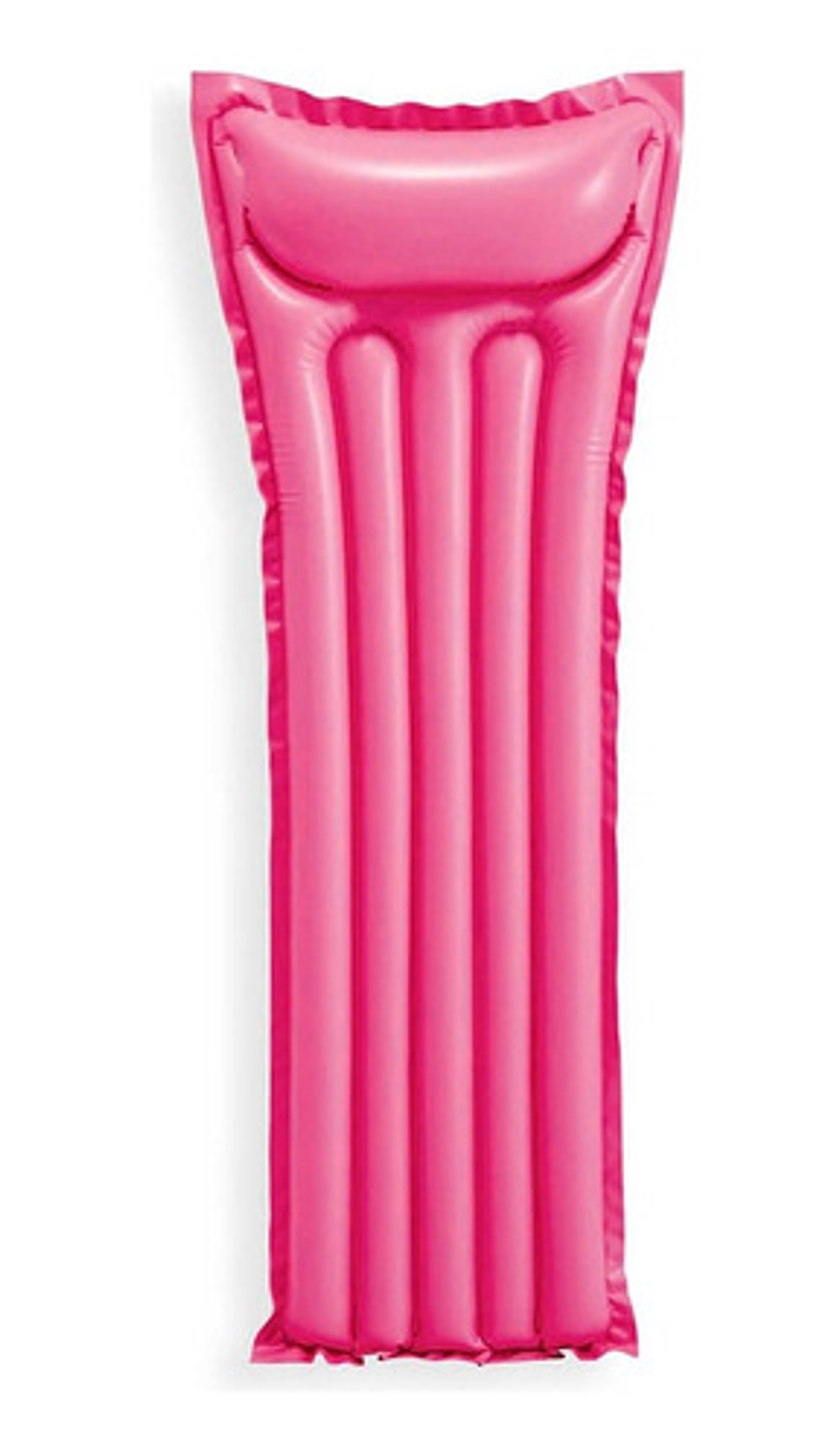 Colchoneta Hinchable Rosa 180x70 Cm Con Almohada Flotador Piscina 1