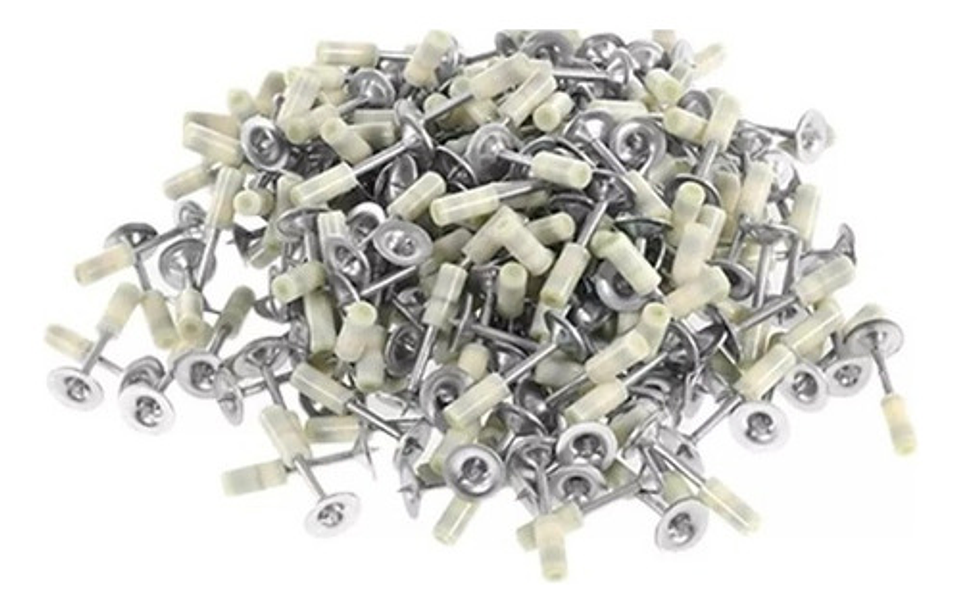 Leeabby 200 Pzas Clavos Redondos Para Pistola De Clavos Metalurgica 3