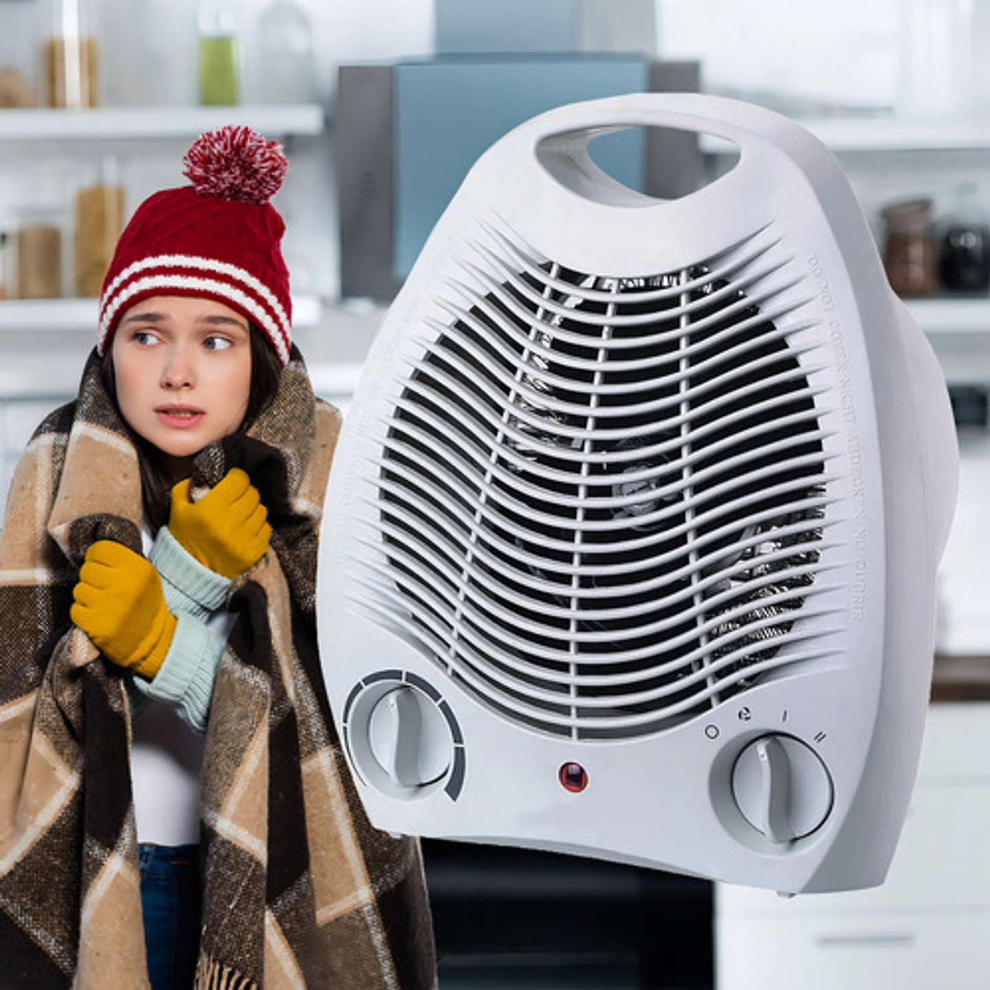 Calefactor Potop Lq-501 2000w Blanco Protección Sobrecalentamiento 2