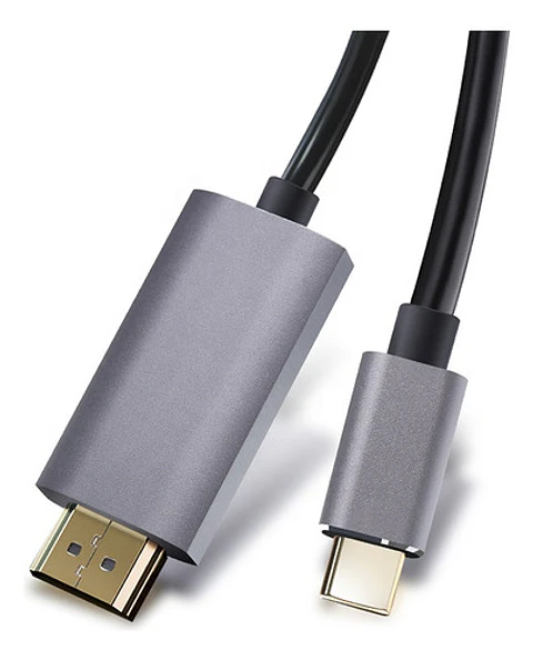 Cable Tipo C A Hdmi 4k 60hz De 1,8 Metros De Largo Usb C Hd Adaptador Versión 2.0