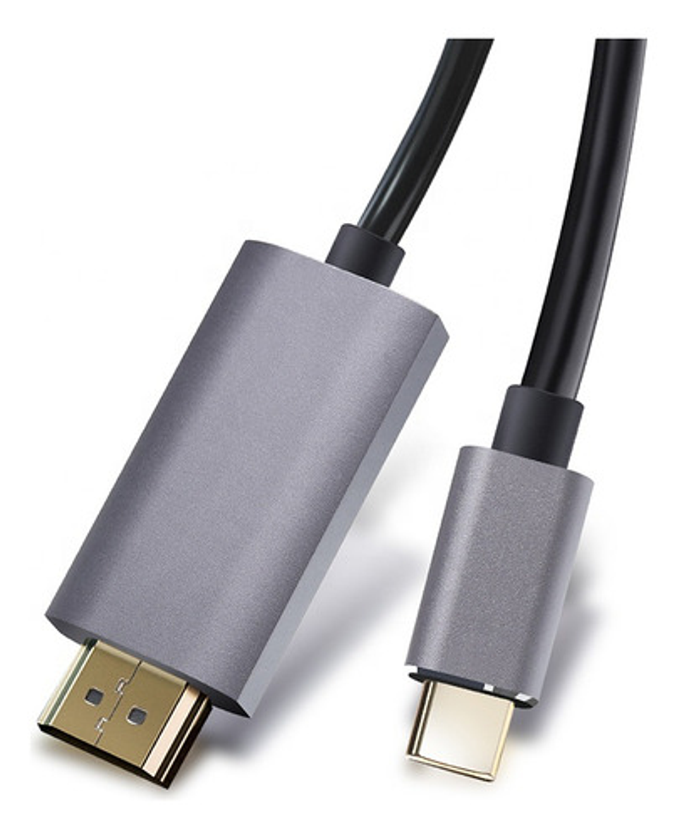 Cable Tipo C A Hdmi 4k 60hz De 1,8 Metros De Largo Usb C Hd Adaptador Versión 2.0 1