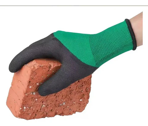 Pack 2 Guante Engomado Seguridad Construcción O Jardinería