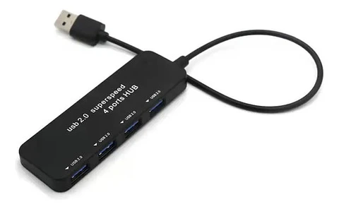 Hub Usb 3.0 Andowl 4 Puertos Usb-c Negro Alta Velocidad Compatible Windows