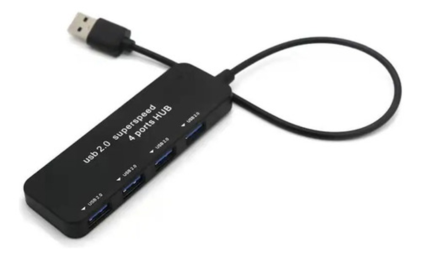 Hub Usb 3.0 Andowl 4 Puertos Usb-c Negro Alta Velocidad Compatible Windows 1