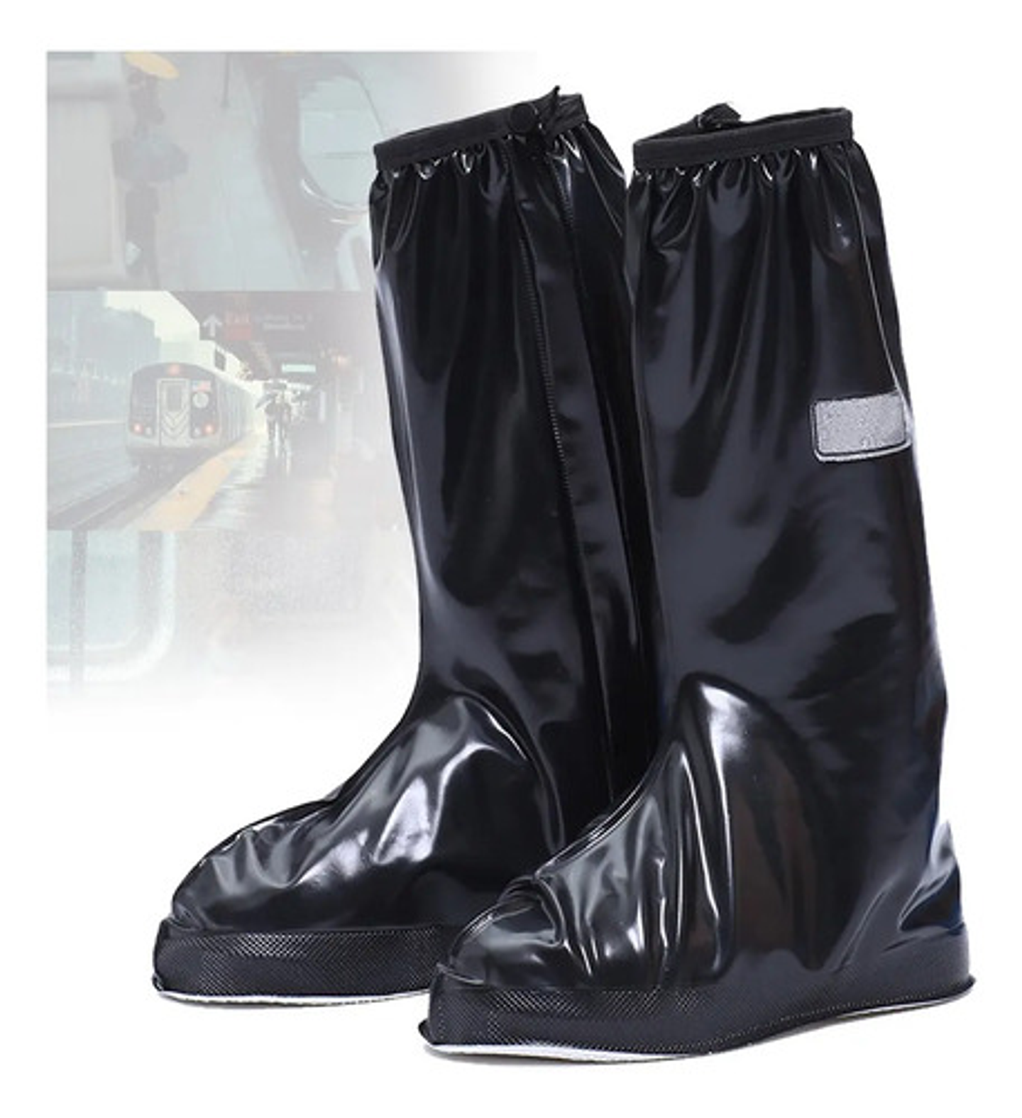 Cubre Zapatos Botas Impermeables  Para Lluvian 3