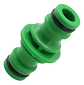 Acople Rápido Para Manguera De 1/2  Conector Macho Plástico Verde - Miniatura 6