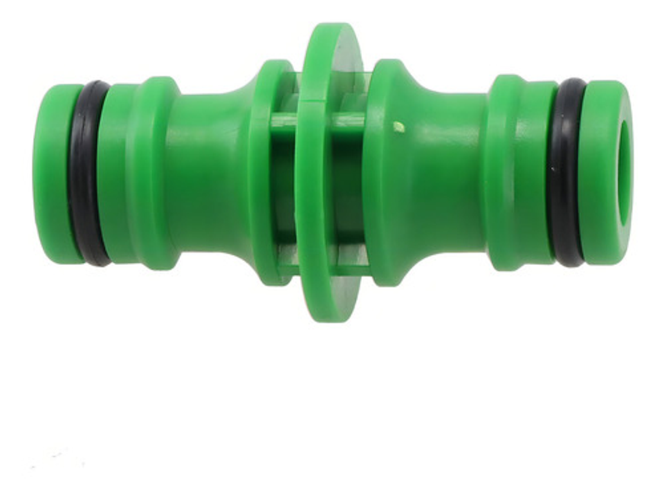 Acople Rápido Para Manguera De 1/2  Conector Macho Plástico Verde 7