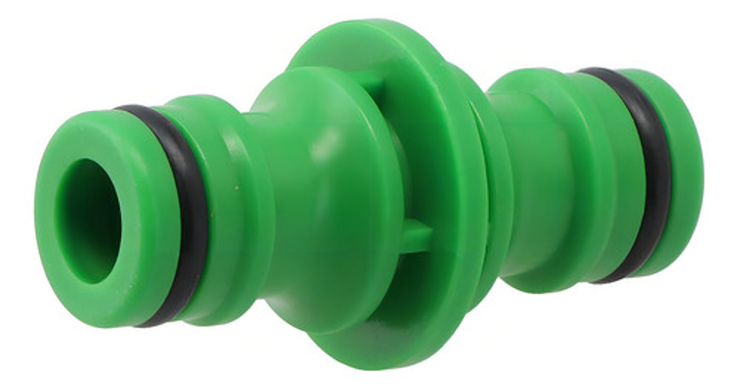 Acople Rápido Para Manguera De 1/2  Conector Macho Plástico Verde 8