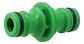 Acople Rápido Para Manguera De 1/2  Conector Macho Plástico Verde - Miniatura 8