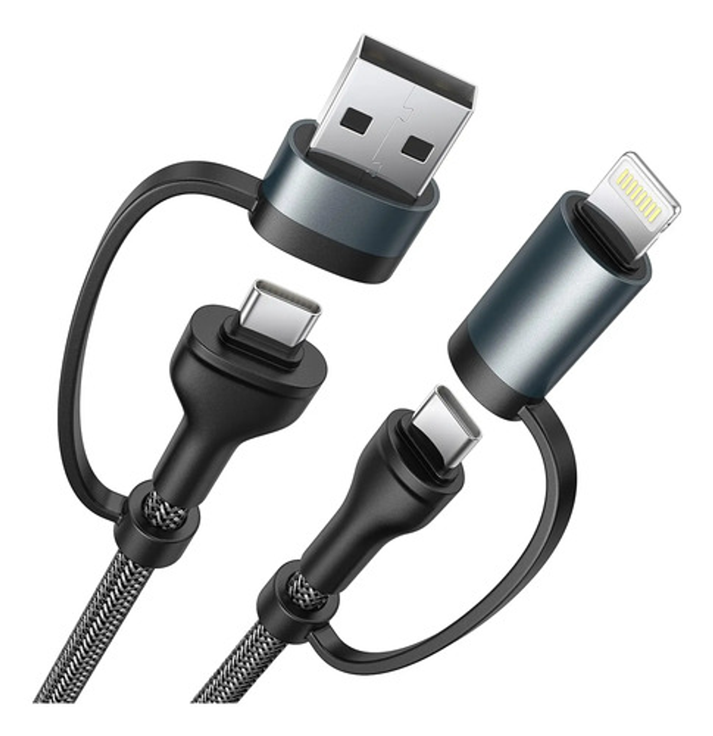 Cable Adaptador Usb C 60w Pd - Carga Rápida Y Sincronización 1