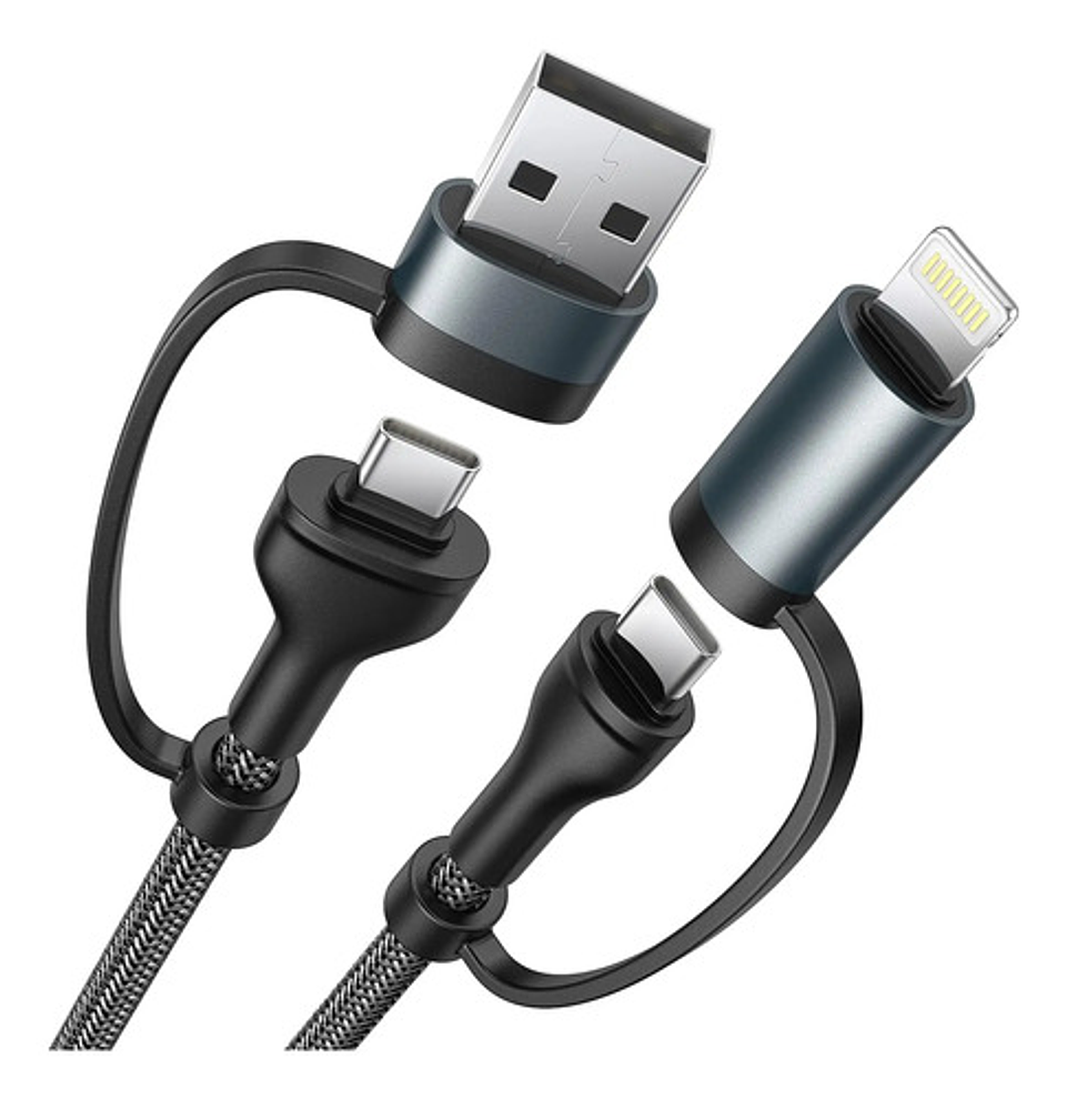 Cable Adaptador Usb C 60w Pd - Carga Rápida Y Sincronización 1