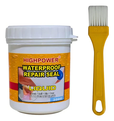 Sellador Tapagotera Impermeable Líquido 300g Sellante Impermeabilizante Techo Gotera Grietas Fugas Filtración Hp Transparente