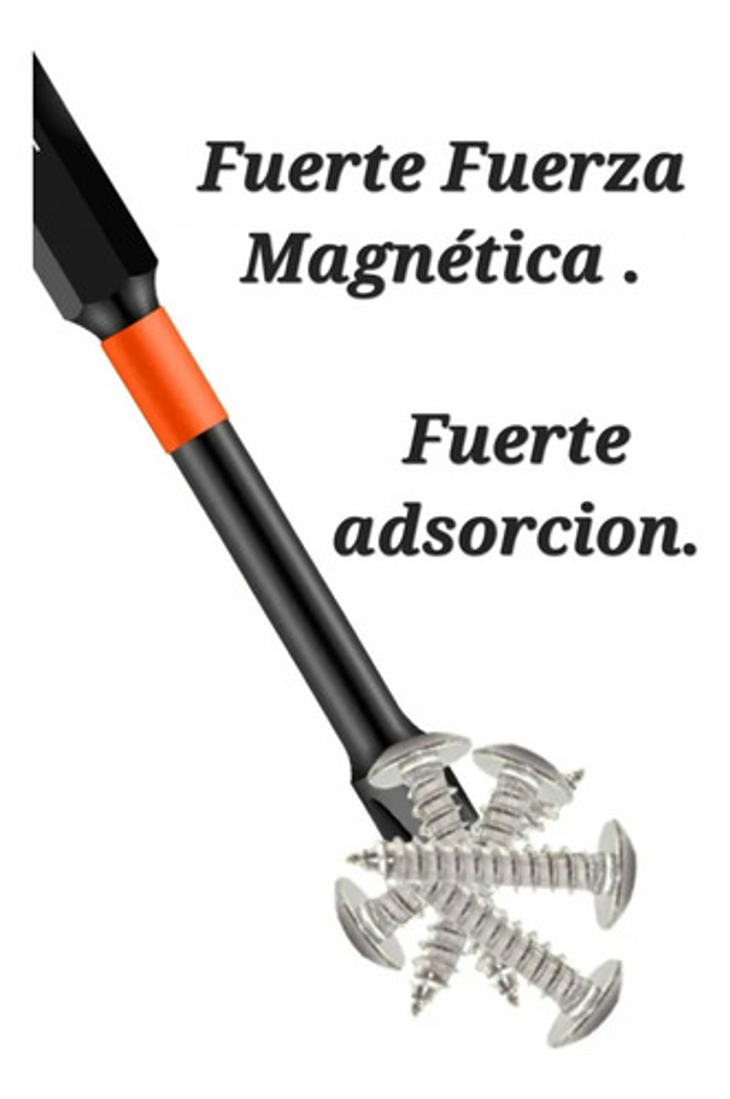 Juego 6 Puntas Destornillador Magnético Ph2 Acero S2 3