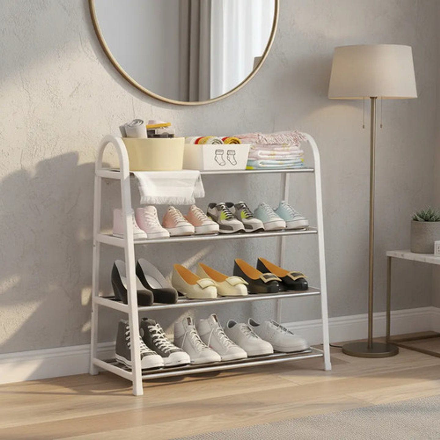 Zapatero Organizador De Zapatos 4 Niveles Calzado Botines 1