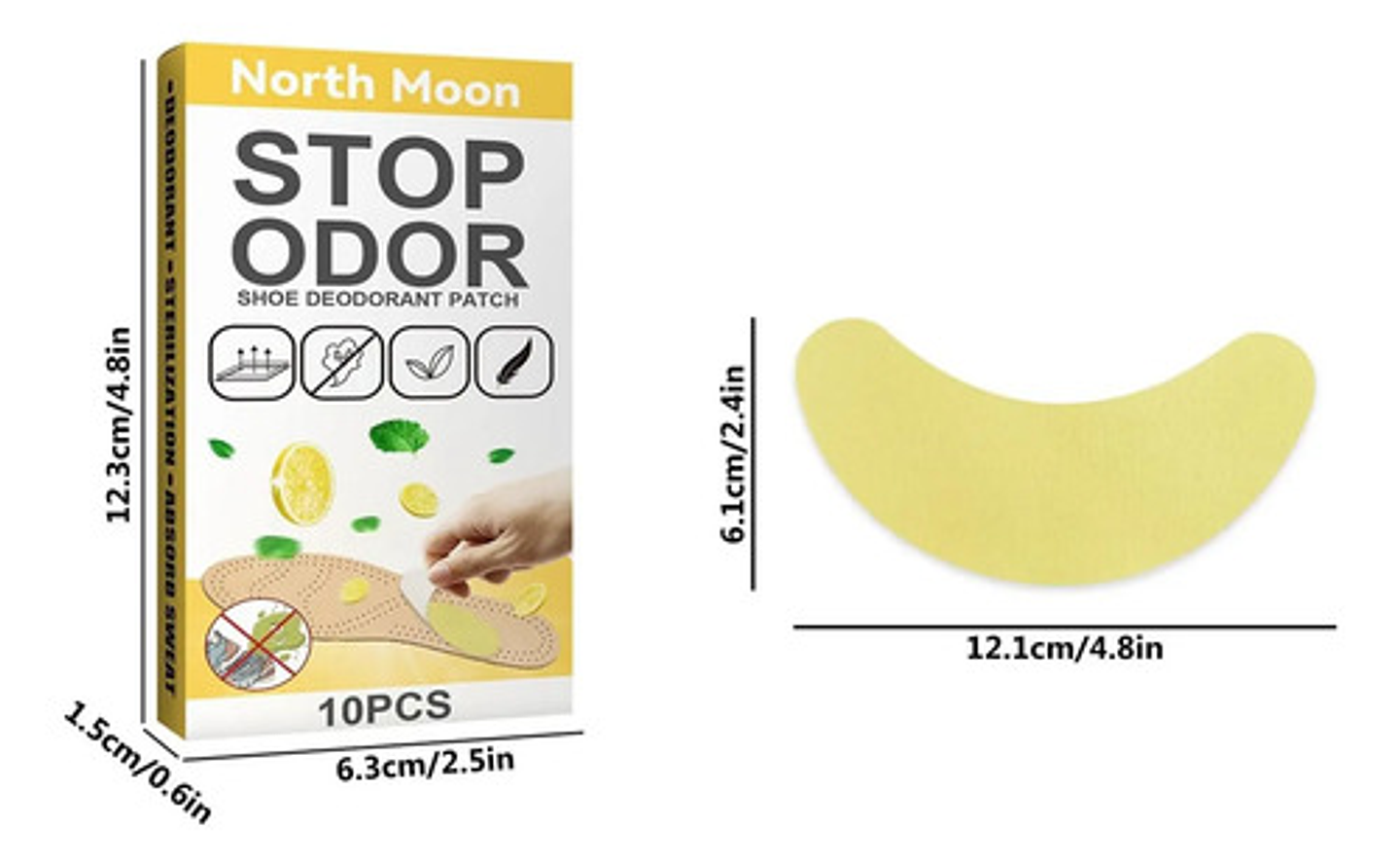 Parches Antiolor Zapatos Deportivos 50 Unidades 5
