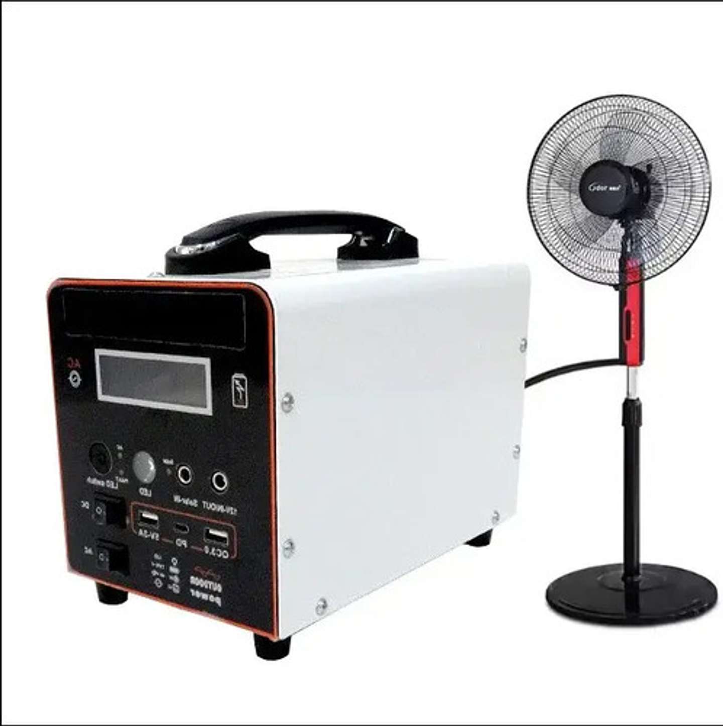 Estación Energía Portátil 300w Generador Solar Monofase 4