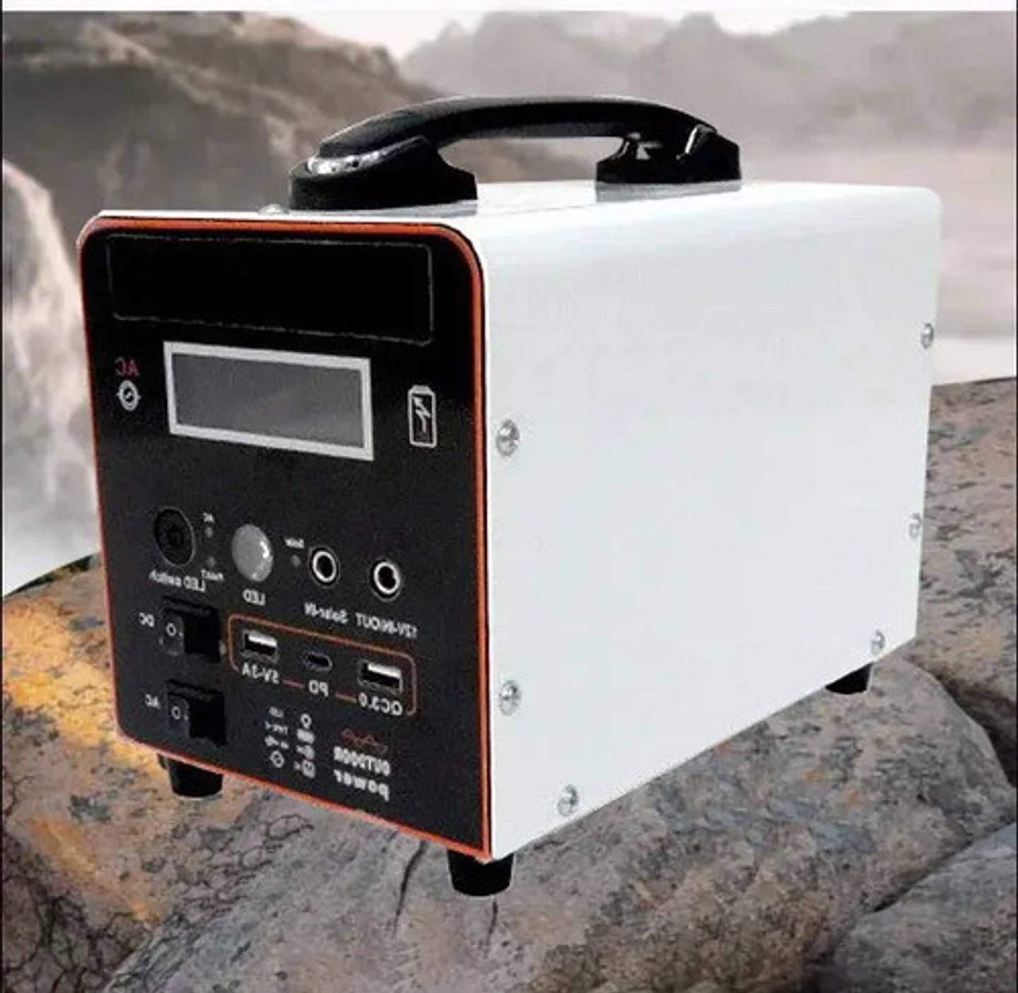 Estación Energía Portátil 300w Generador Solar Monofase 5