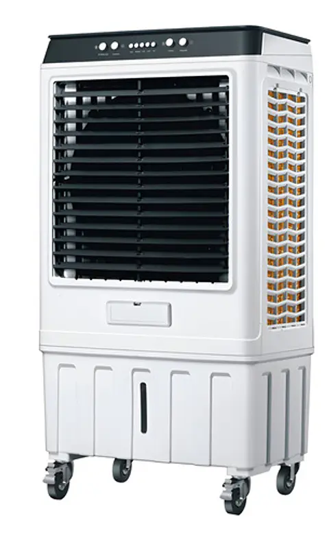 Aire Acondicionado Enfriador De 65lt Con Ruedas Yf100 Blanco