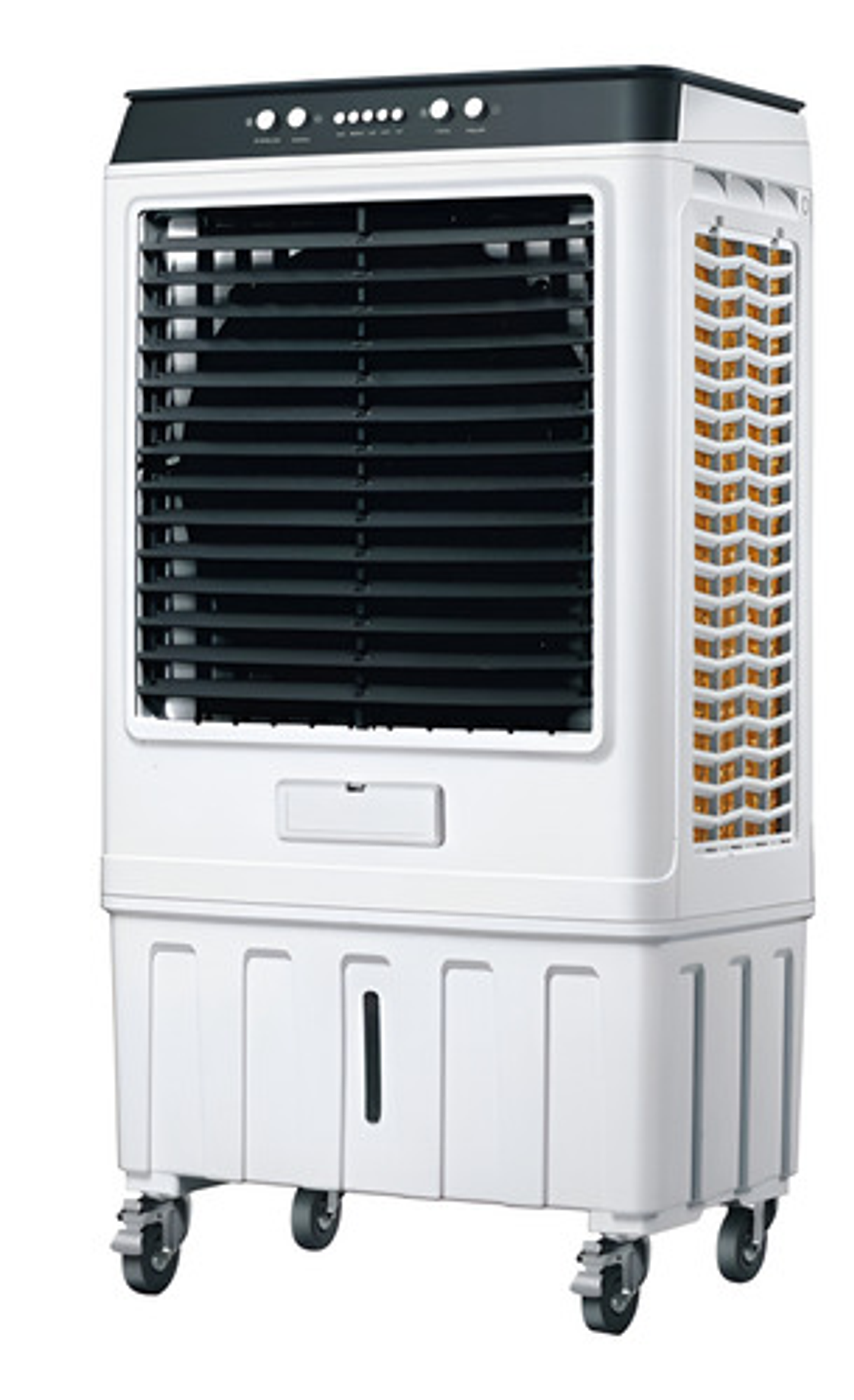 Aire Acondicionado Enfriador De 65lt Con Ruedas Yf100 Blanco 1