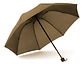 Paraguas Lluvia Aicboutique Sombrilla Café 8 Varillas Plegable Cartera Liso - Miniatura 1