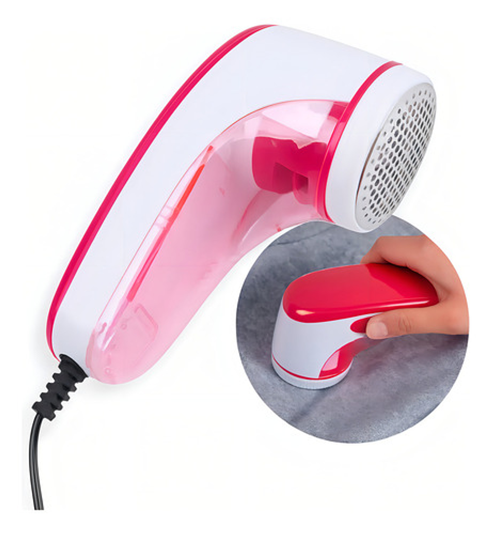 Saca Motas Y Pelusas Electrico Directo Removedor Quitapelusa Rosa 3