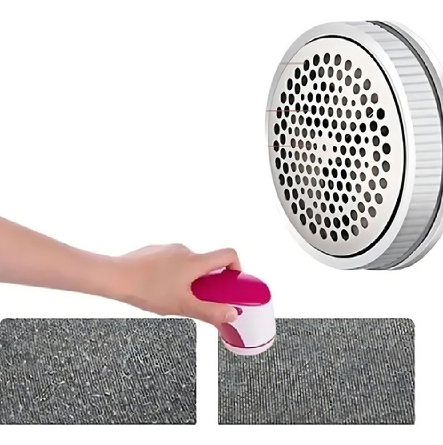 Saca Motas Y Pelusas Electrico Directo Removedor Quitapelusa Rosa 12