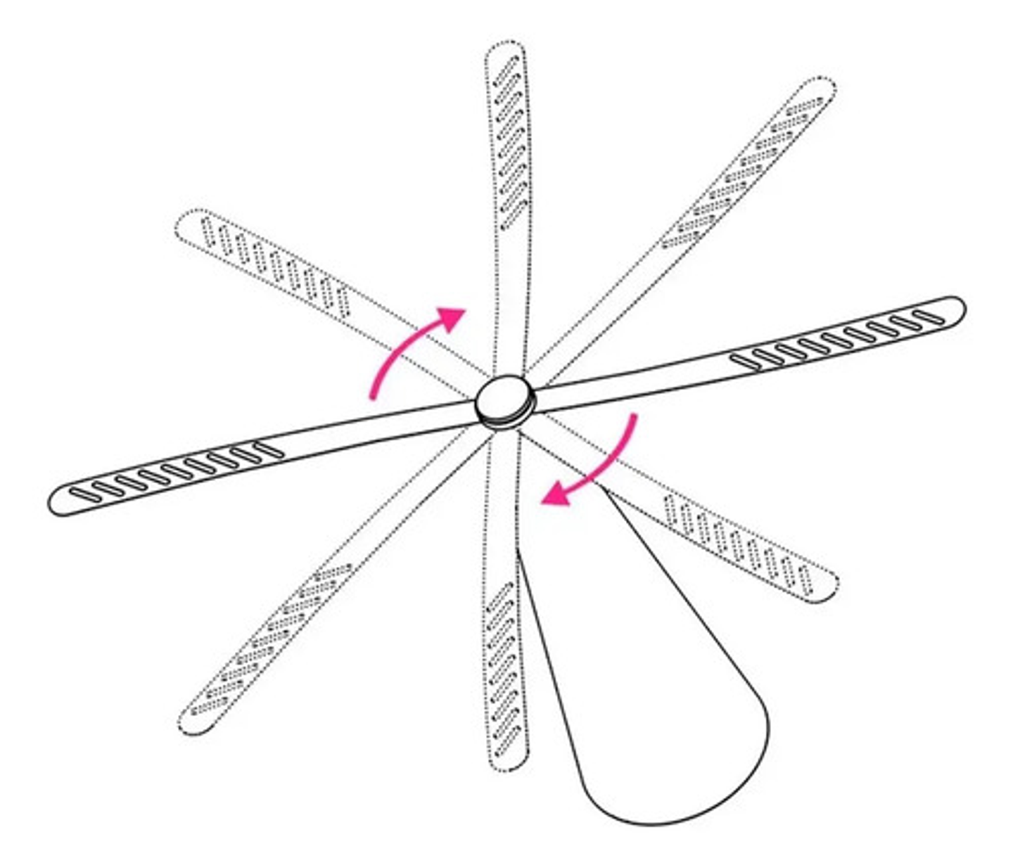 Abanico Ventilador Repelente De Moscas Portatil- Color Negro 5