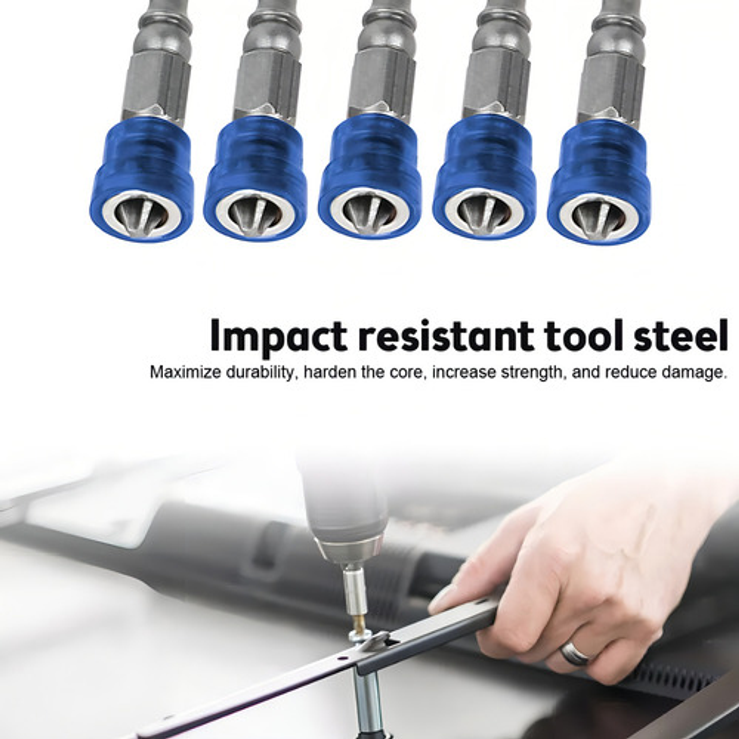 Juego 10 Puntas Magnéticas Ph2 Hexagonal De 1/4 5