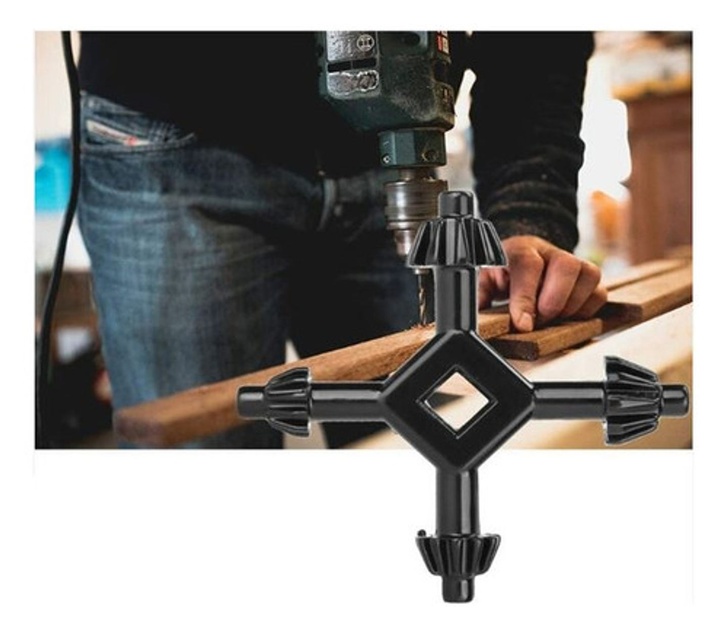 Llave De Mandril Universal De 4 Puntos 9