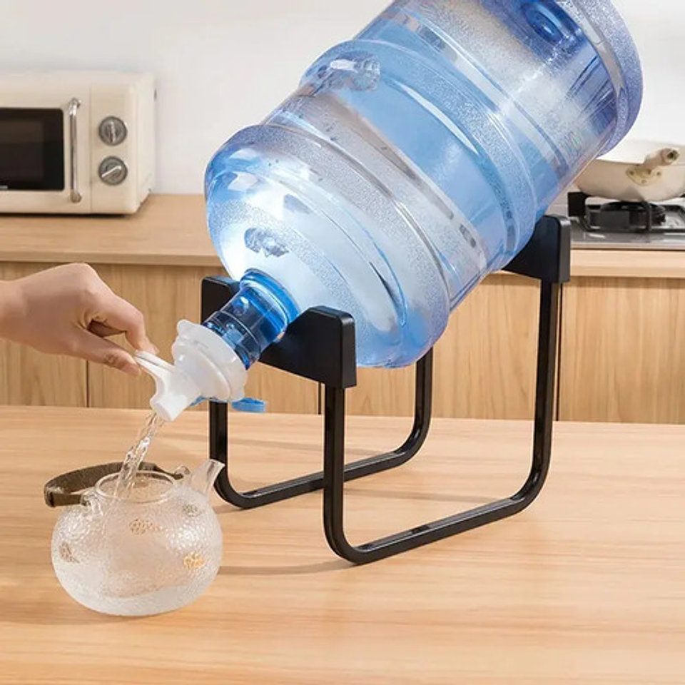 Dispensador De Agua Portátil Con Estante Para Galón 2