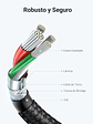 Cable Doble Usb Tipo C A C 2m 60w Para Galaxy Y Macbook - Miniatura 5