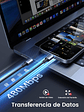 Cable Doble Usb Tipo C A C 2m 60w Para Galaxy Y Macbook - Miniatura 8